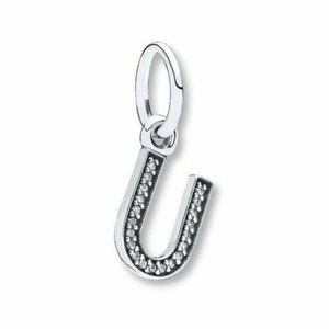 Pandora Letter U Dangle Charm